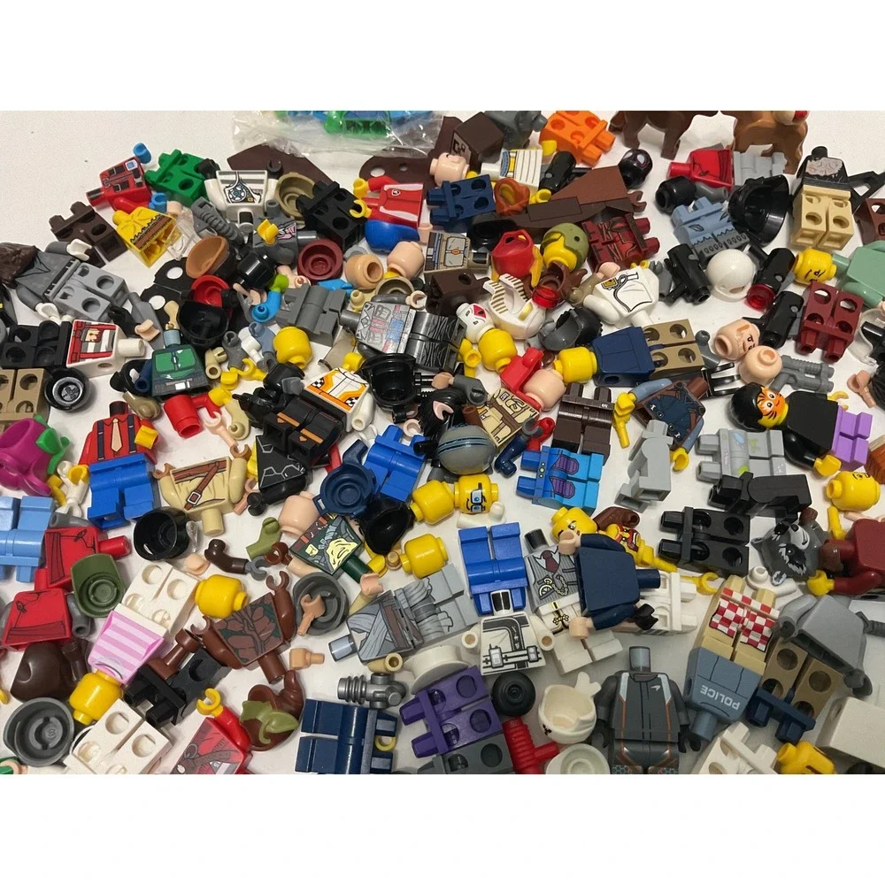 LEGO Minifigure Lot 11oz Assorted Figures Batman Spider-Man Star Wars Ninjago